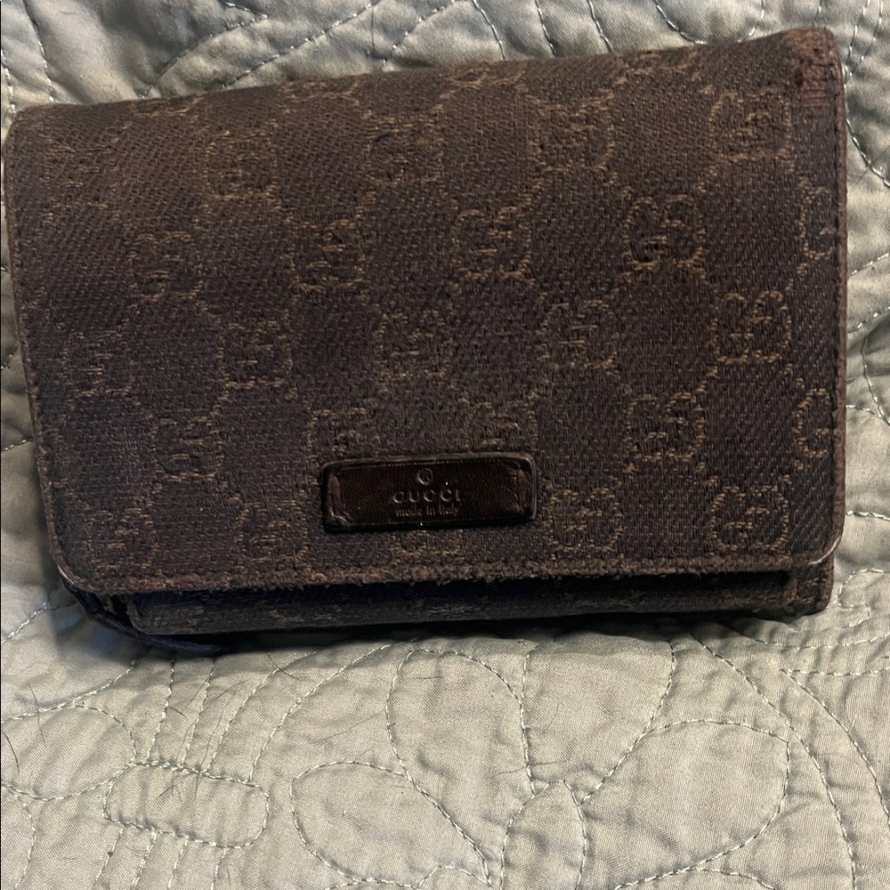 Gucci Brown Monogram Wallet